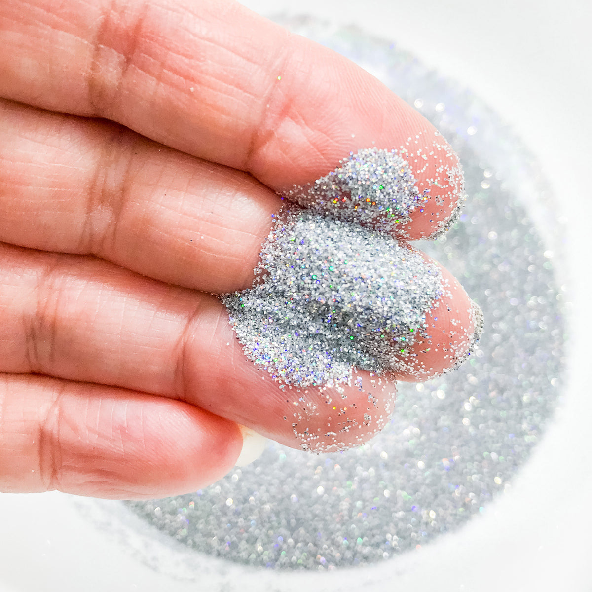 Holographic Glitter Silver – Crafter's Vinyl Supply