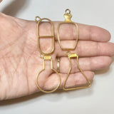 (Clearance - Quality Issue) Science Mix 8 Bezel Set - Gold Tone