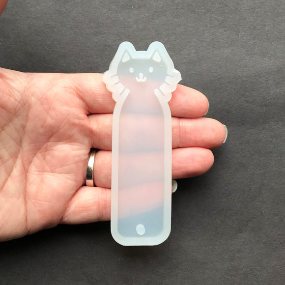 (Clearance - Quality Issue) Kitty Face Bookmark Silicone Mold