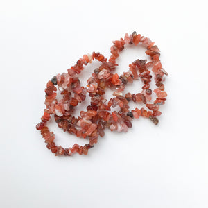 Red Agate Gemstone Chips