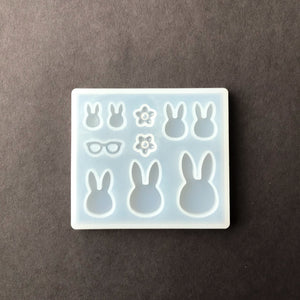 Bunny Themed Silicone Mold For Resin