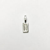 Silver Plated Rectangle Bail
