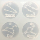 Constellation And Zodiac Pendant Silicone Mold For Resin, Zoom In