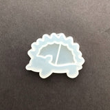 Hedgehog Shaker Silicone Mold For Resin, Back VIew