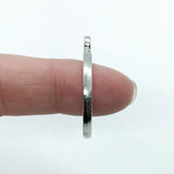 2mm Thick Round Open Bezel, Side View