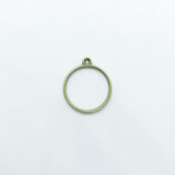 2mm Thick Round Antique Bronze Open Bezel For Resin