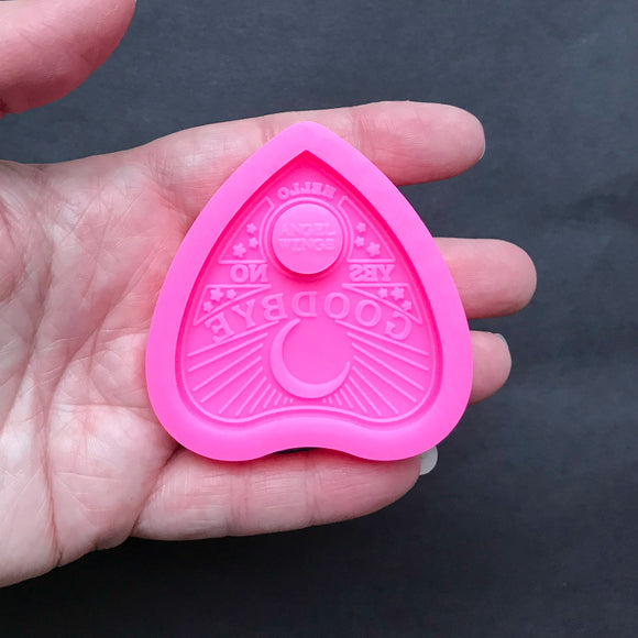 Small Ouija Planchette Silicone Mold For Resin, Held In Hand