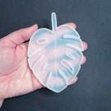 Monstera Leaf Silicone Mold For Resin, Scale View