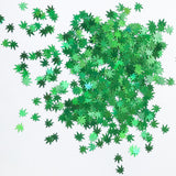 Shiny Pot Leaf Glitter Inclusions