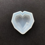 Faceted Heart Silicone Mold