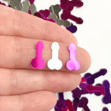 Penis Glitter Inclusions - Purple/Pink/Silver Mix