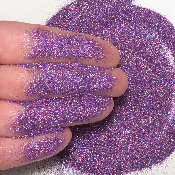 Deep Lilac Purple Holographic Glitter