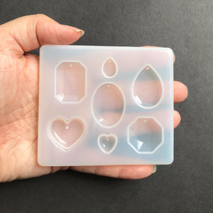 Pendant Gems Silicone Mold