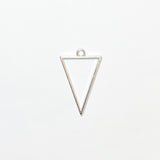 Triangle Open Bezel - Silver Tone