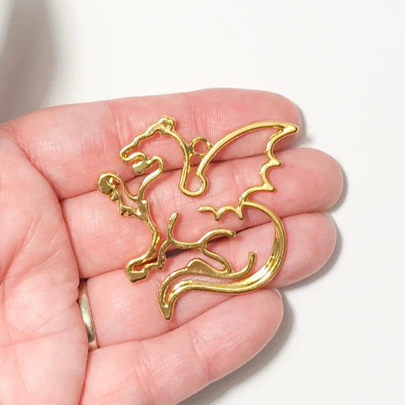 Dragon Open Bezel - Gold Tone