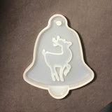 Bell Ornament Mold With Reindeer Centre