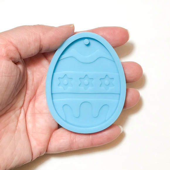 Easter Egg Keychain Silicone Mold - Style B
